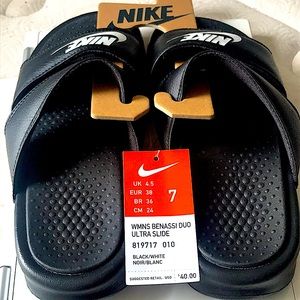 Brand New Nike slip ons, with cushioned insoles